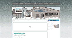 Desktop Screenshot of hochbau.cz
